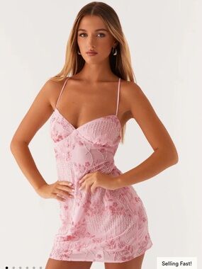 Peppermayo Vietta Sequin Cami Micro Mini Dress size 2
